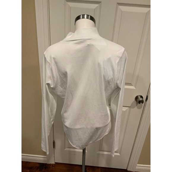 Hill House White Long Sleeve Mock Neck Luna Bodysuit Size 2XL NWT - Picture 6 of 8